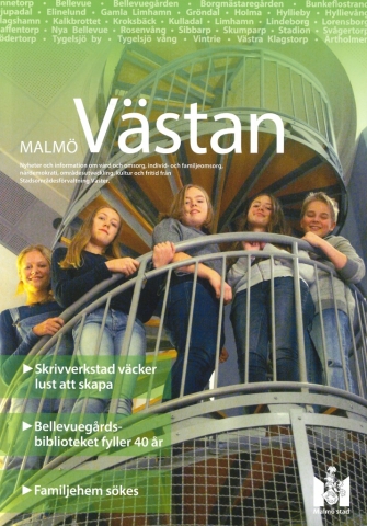 Omslag skrivgrupp - Malmö stad lokaltidning